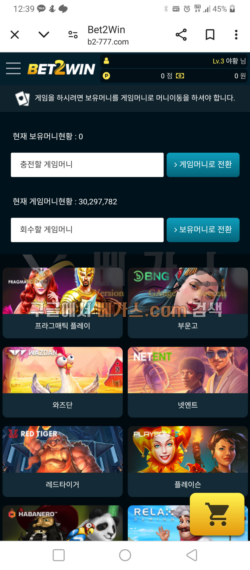 벳트윈 먹튀사건 피해자의 게임머니 3029만 원 내역 [먹튀검증 증거자료 2]