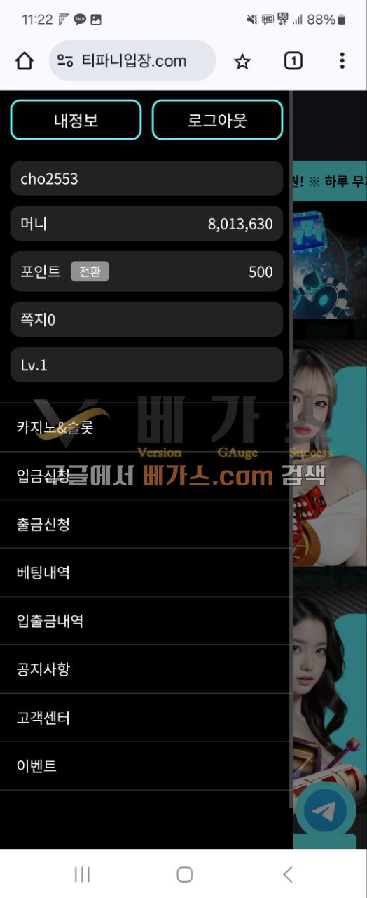 티파니 먹튀사건 피해자의 보유머니 801만 원